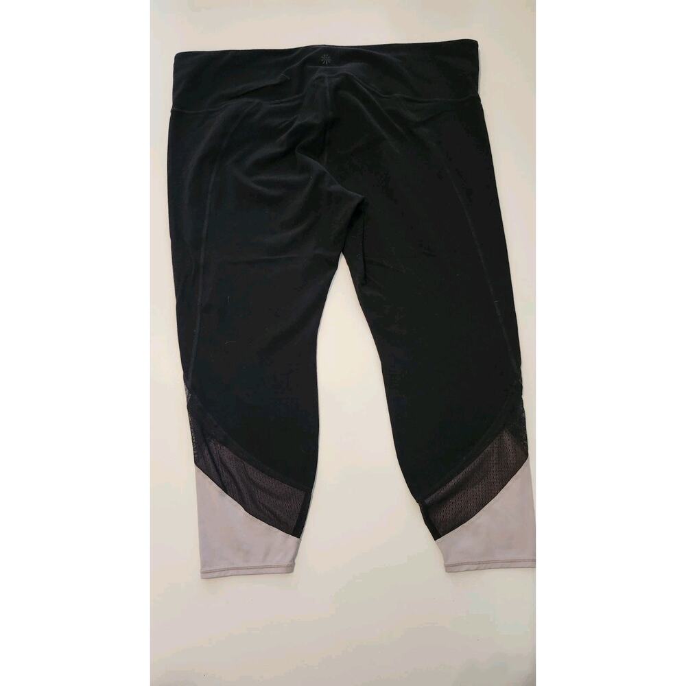 Athleta Colorblock Capri Leggings Women's Plus Size 2X Yoga Crop #487 - Picture 2 of 8